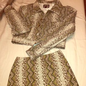 Lola shoutique snake print set